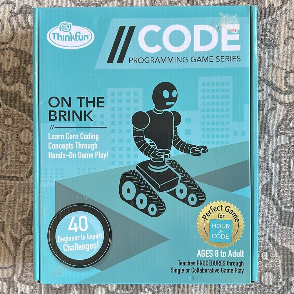 Thinkfun Code Programming Game - On The Brink - Open Box